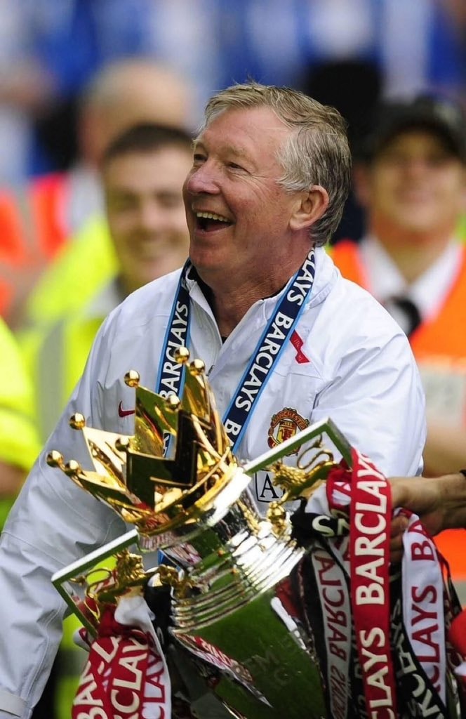 Alex Ferguson Barclays Premier League trophy