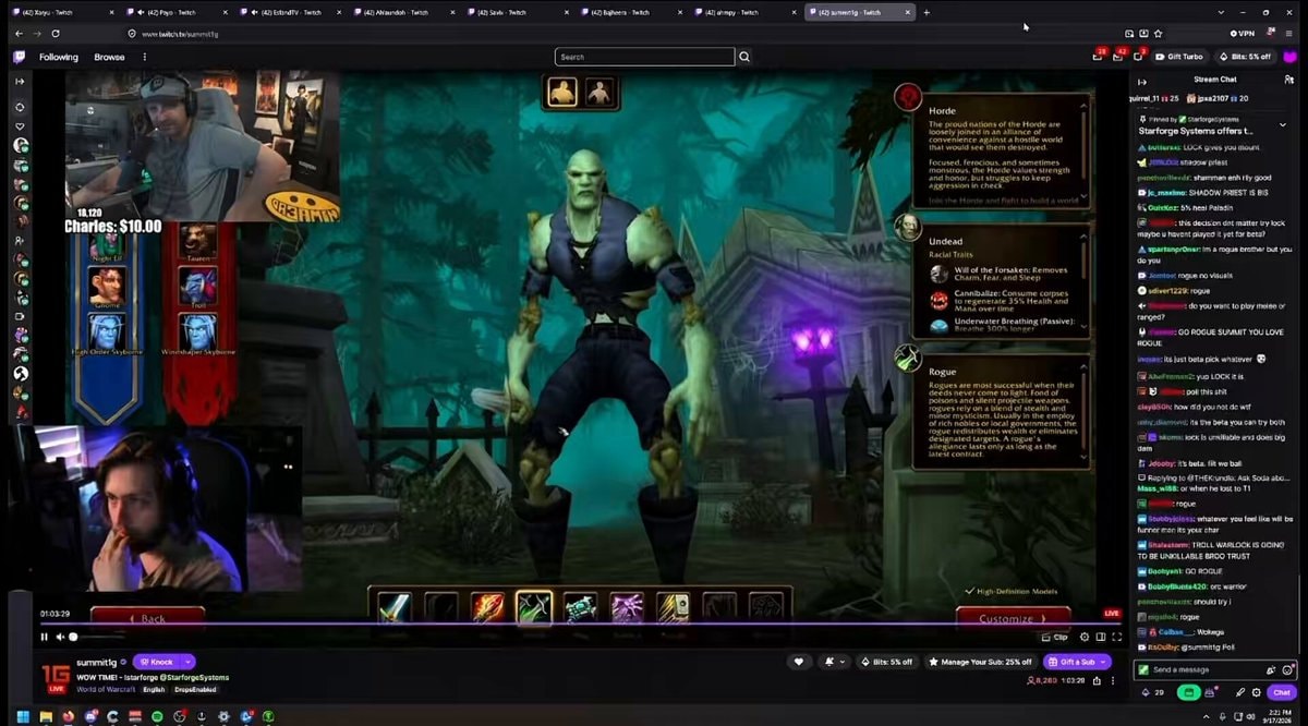 Sodapoppin WoW queue mishap