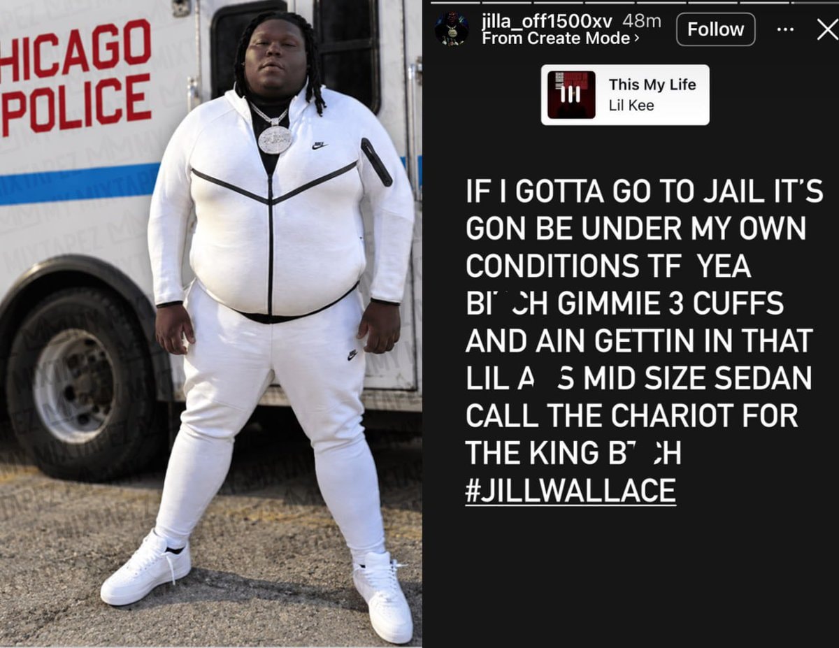JillaOff1500 demands van for jail JillaOff1500 demands van for jail