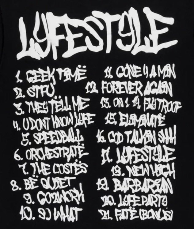 Yeat LYFESTYLE album (photo 2 of 2)