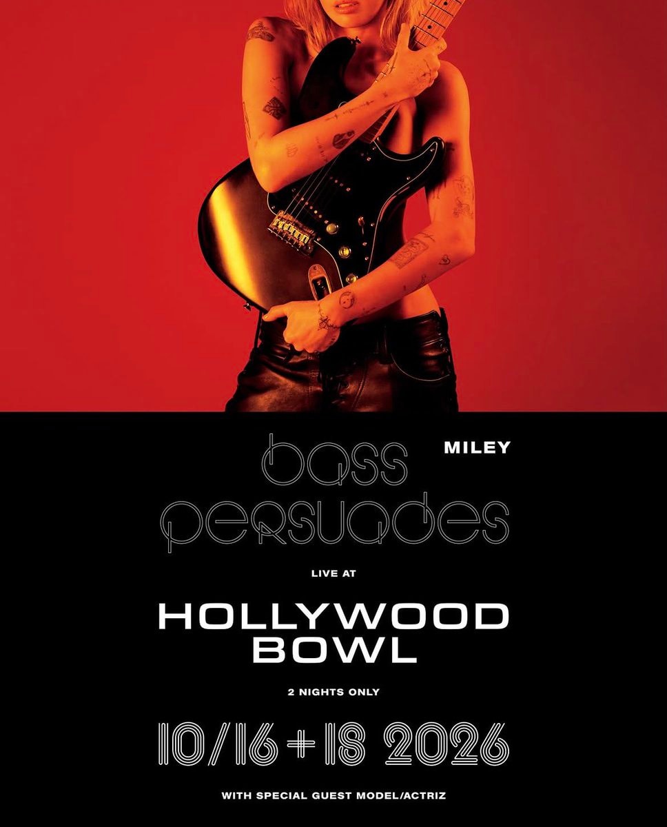 Miley Cyrus BASS PERSUADES Hollywood Bowl