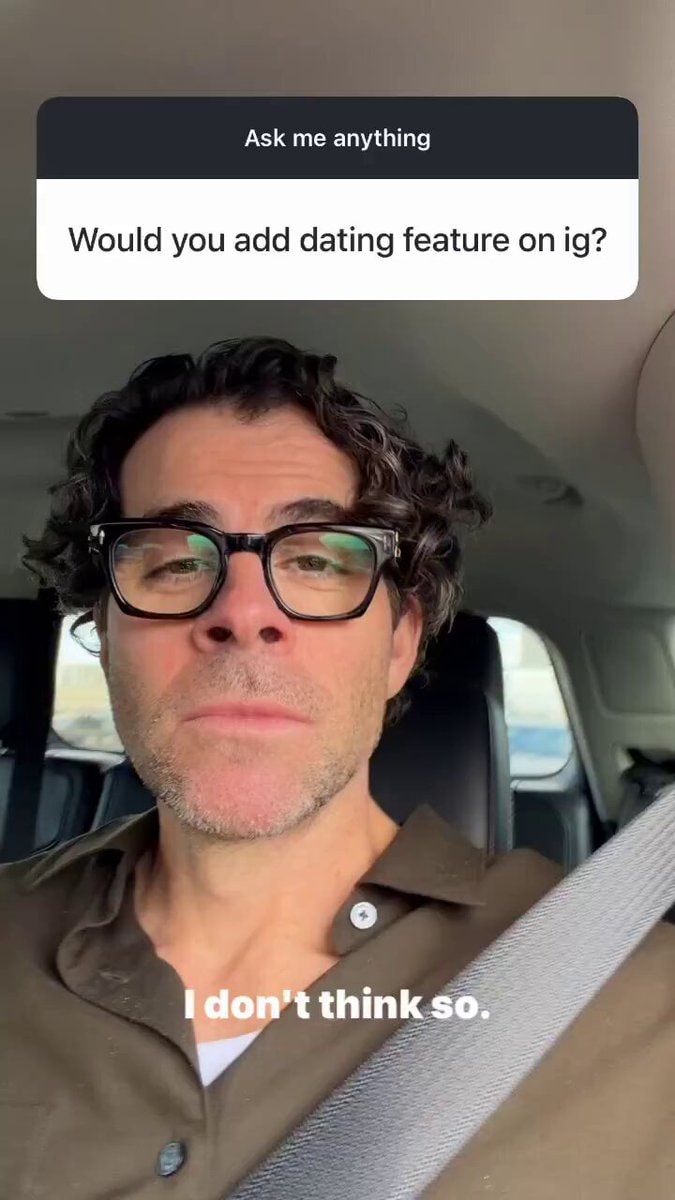 Adam Mosseri on Instagram dating features