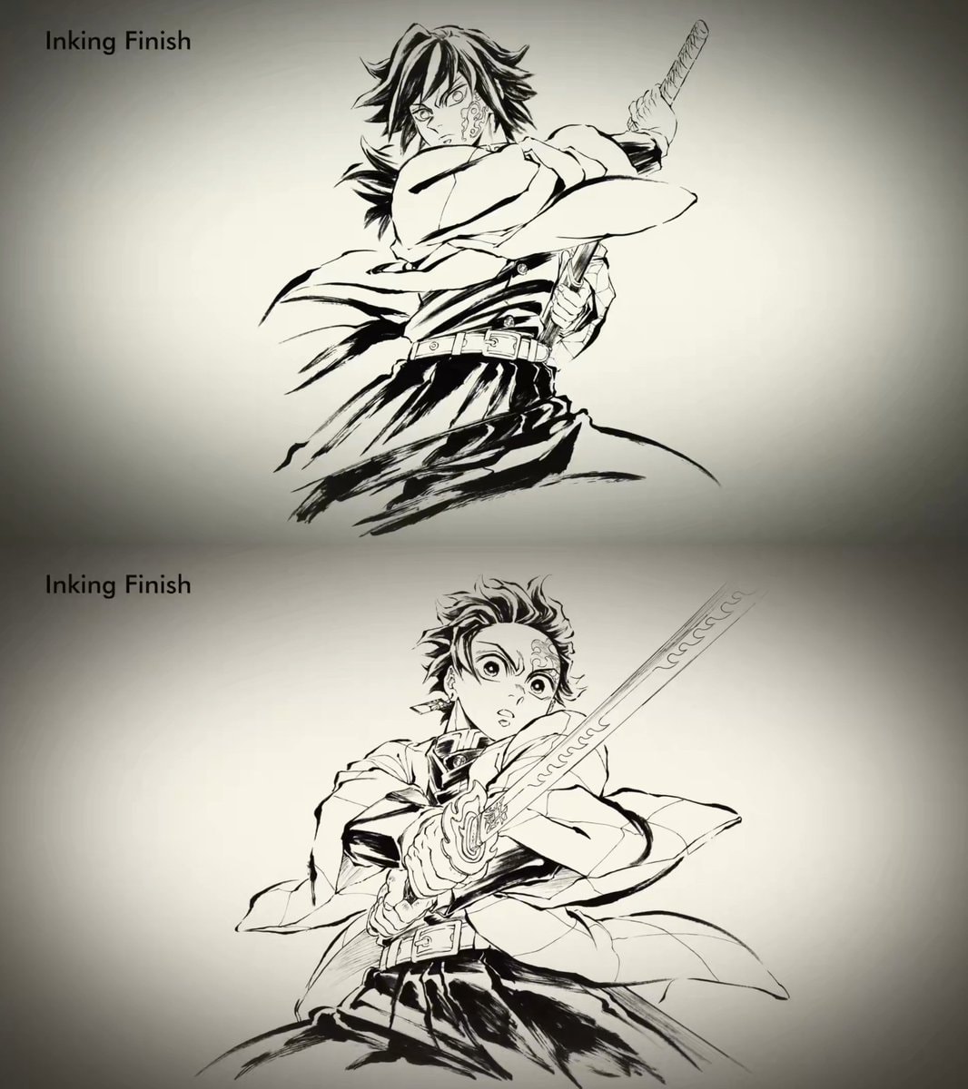 Akira Matsushima Demon Slayer live drawing