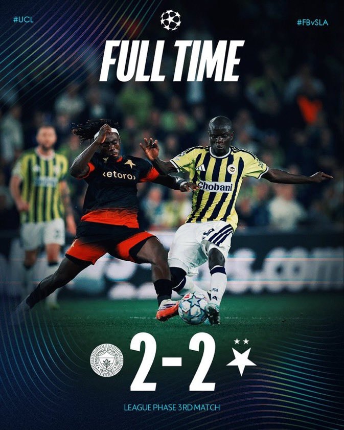 Fenerbahçe vs Slavia Prague 2-2