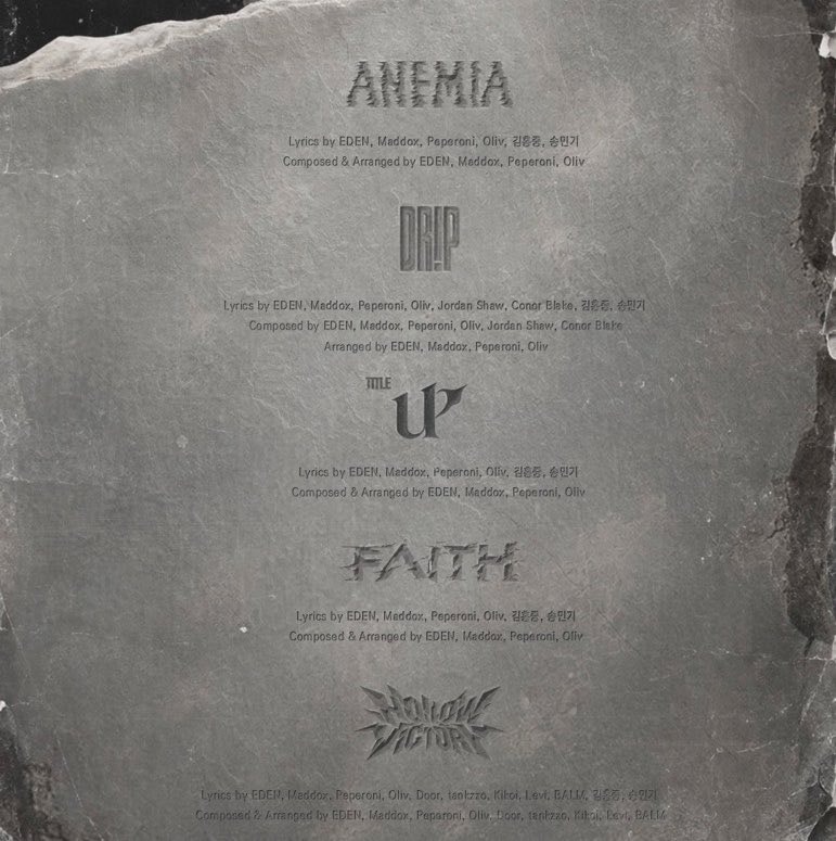 ATEEZ GOLDEN HOUR Part.6 tracklist (photo 2 of 2)