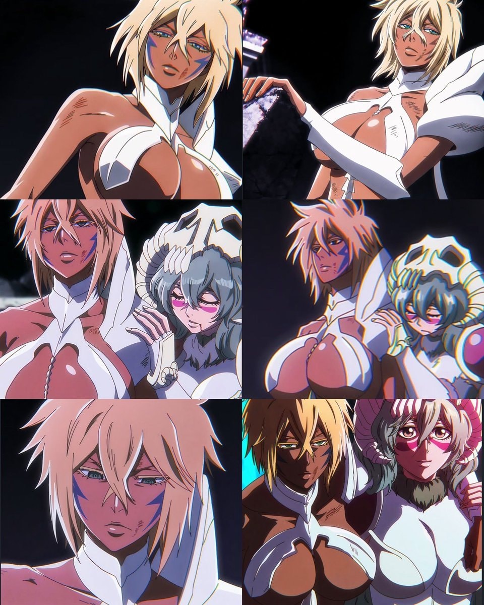 anime characters contrast