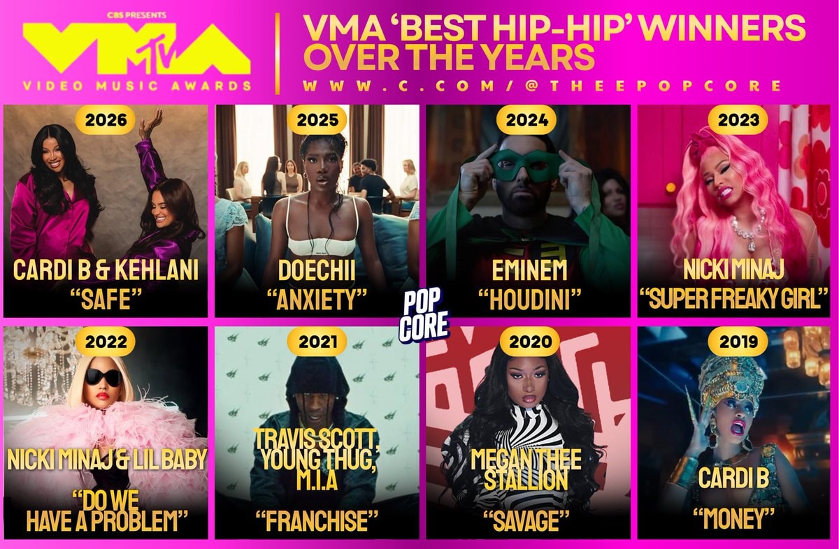 VMA Best Hip-Hop winners