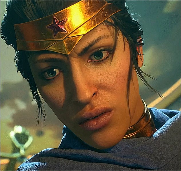 wonder woman face loop