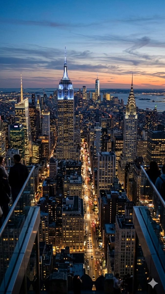 New York City Brooklyn Bridge night (photo 2 of 3)