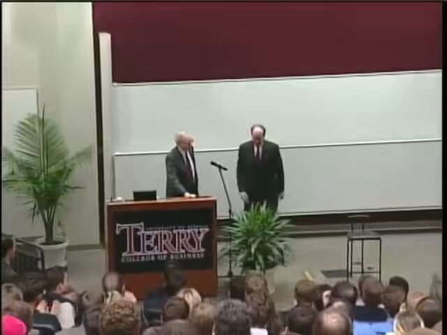 Warren Buffett at Terry College of Business