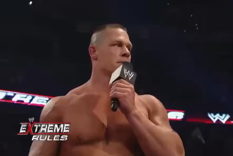 John Cena microphone moment