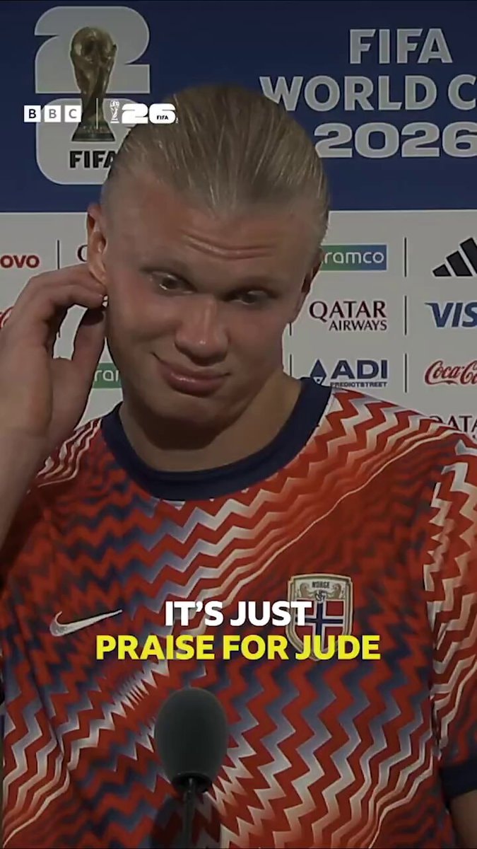 Erling Haaland praises Jude Bellingham