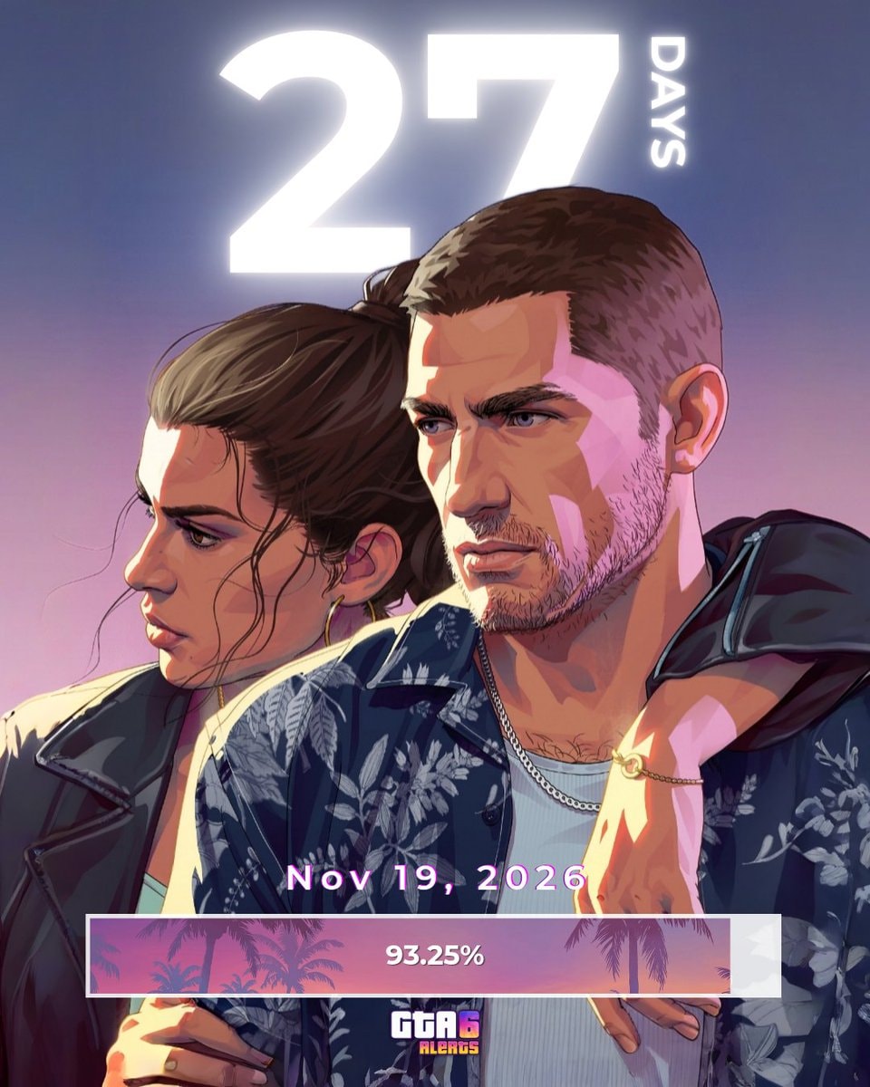 GTA 6 release countdown 27 days