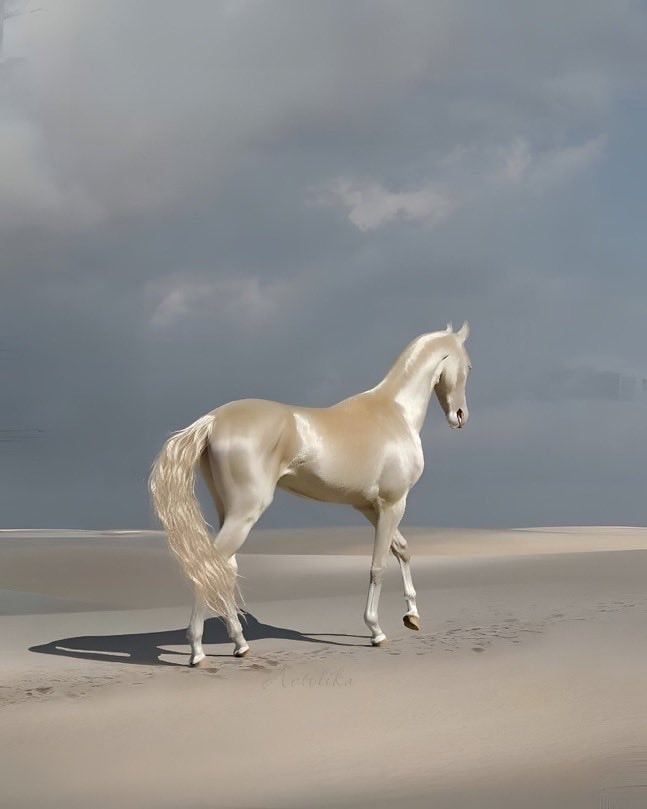 Akhal-Teke horse sheen (photo 2 of 3)