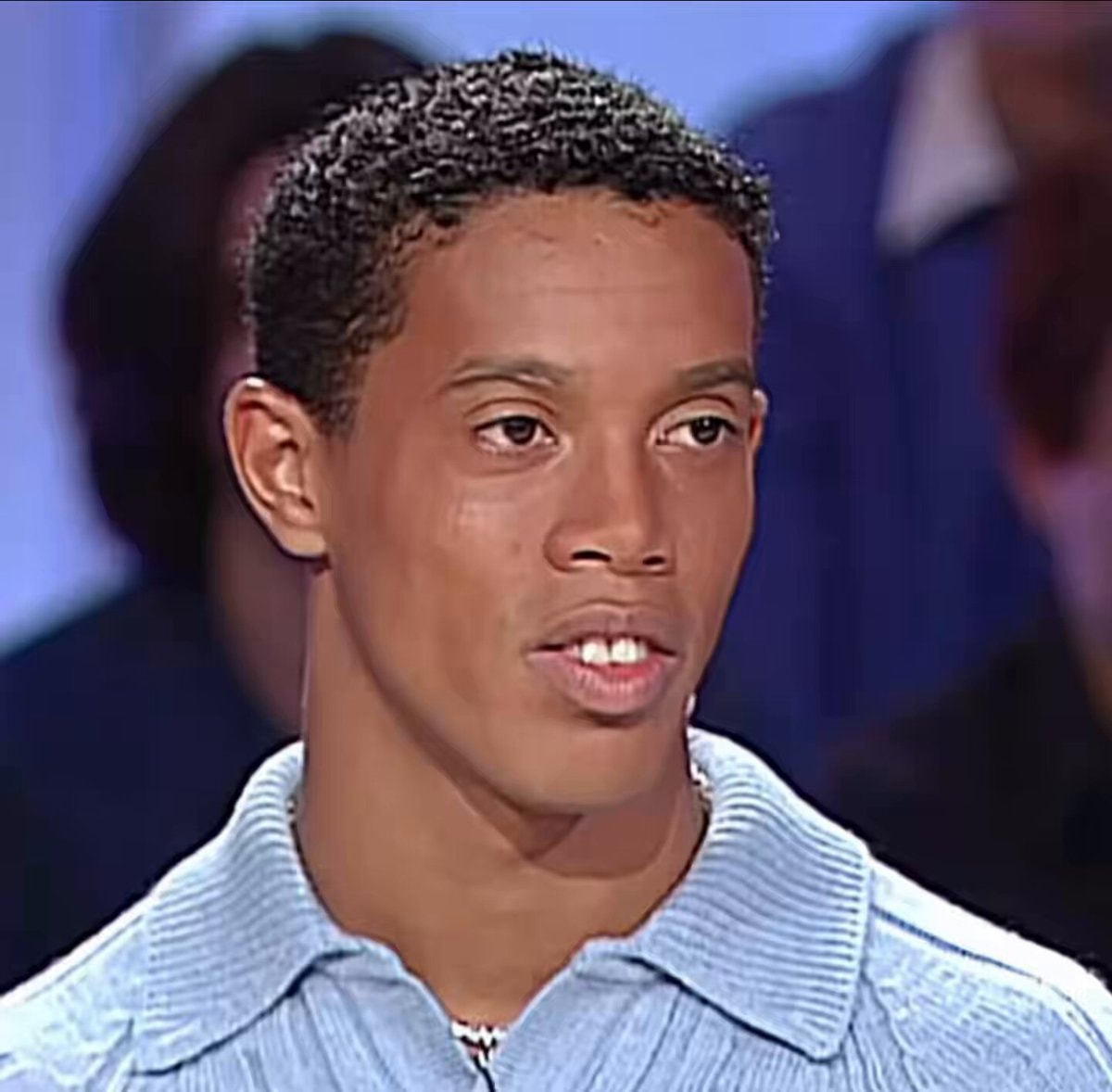 Ronaldinho no smile moment Ronaldinho no smile moment