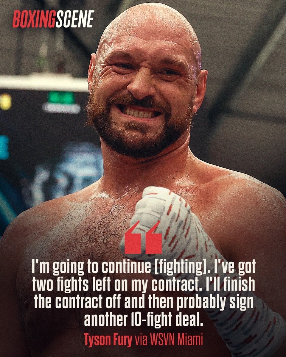 Tyson Fury on Anthony Joshua fight