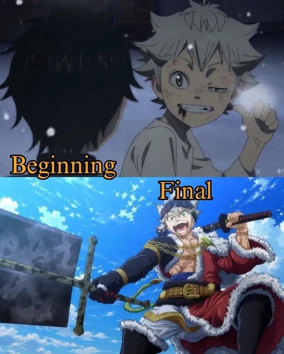 Anime character transformation meme