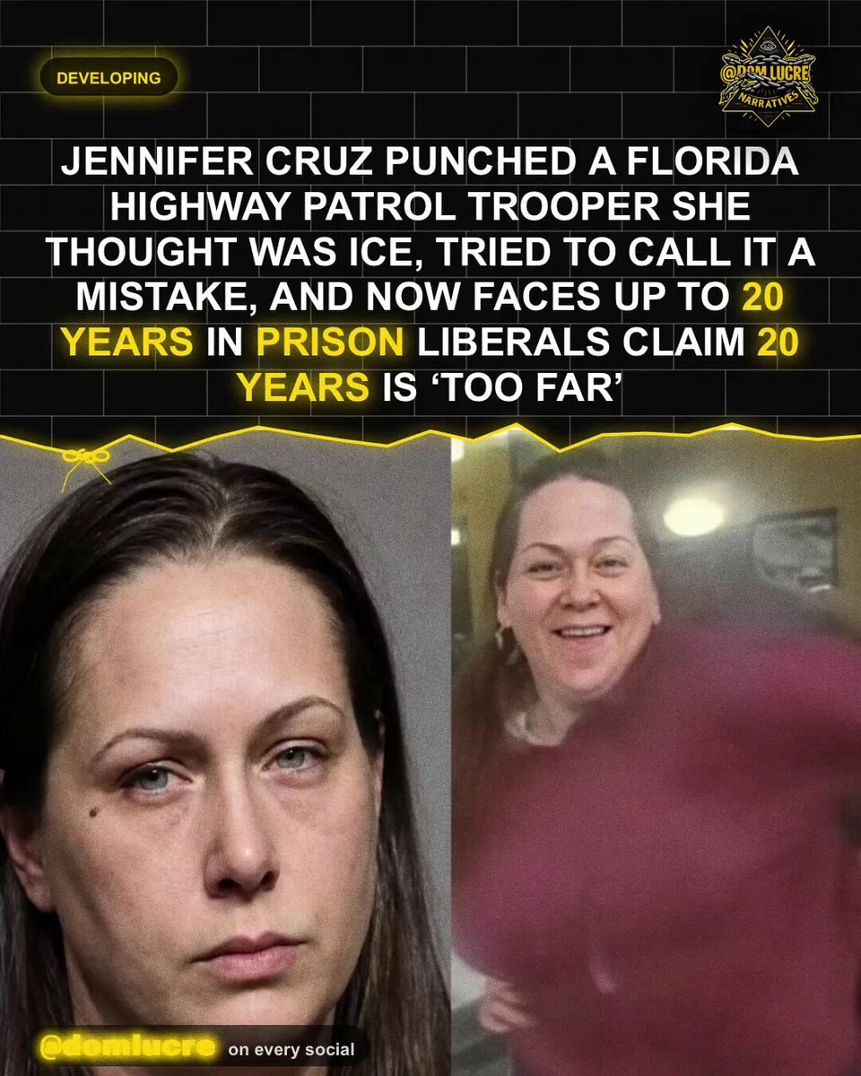 Jennifer Cruz Florida Highway Patrol punch