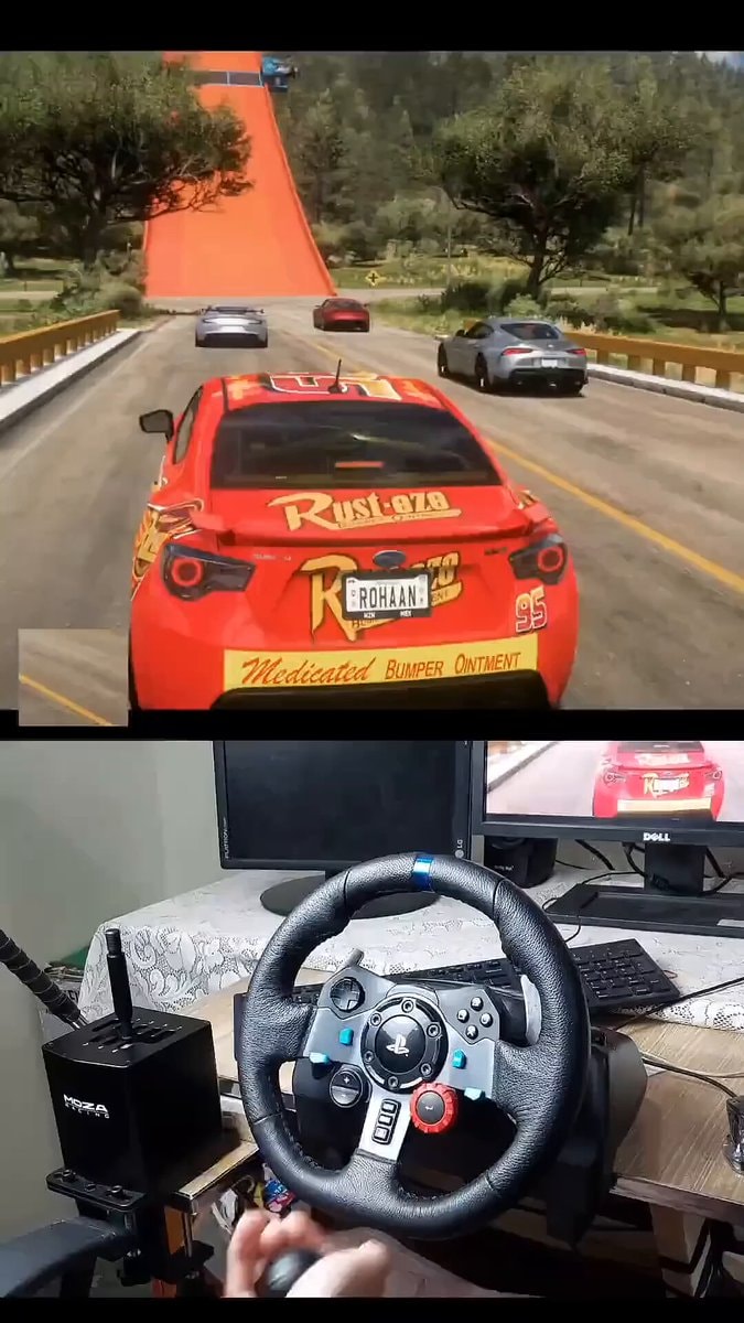 Subaru BRZ Lightning McQueen mod