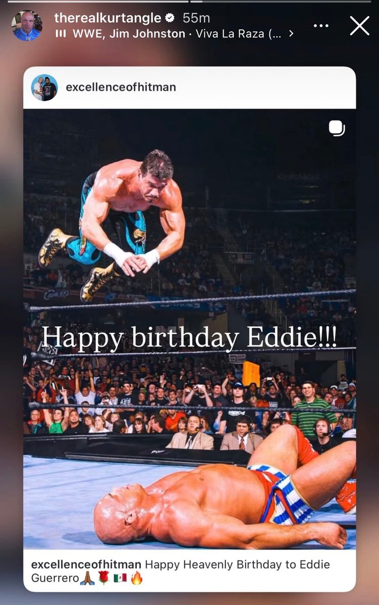 Kurt Angle honors Eddie Guerrero Kurt Angle honors Eddie Guerrero