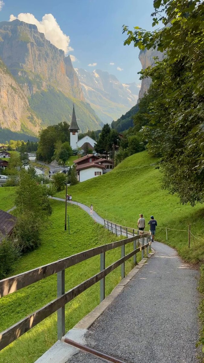 Lauterbrunnen Switzerland village Lauterbrunnen Switzerland village