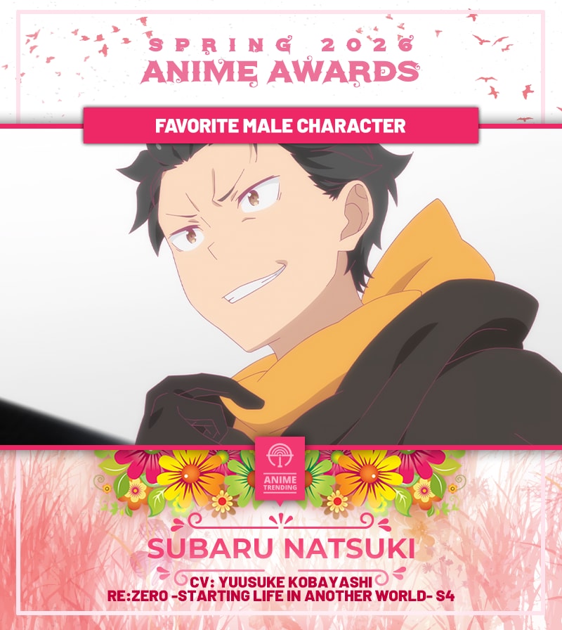Subaru Natsuki Spring 2026 Anime Awards