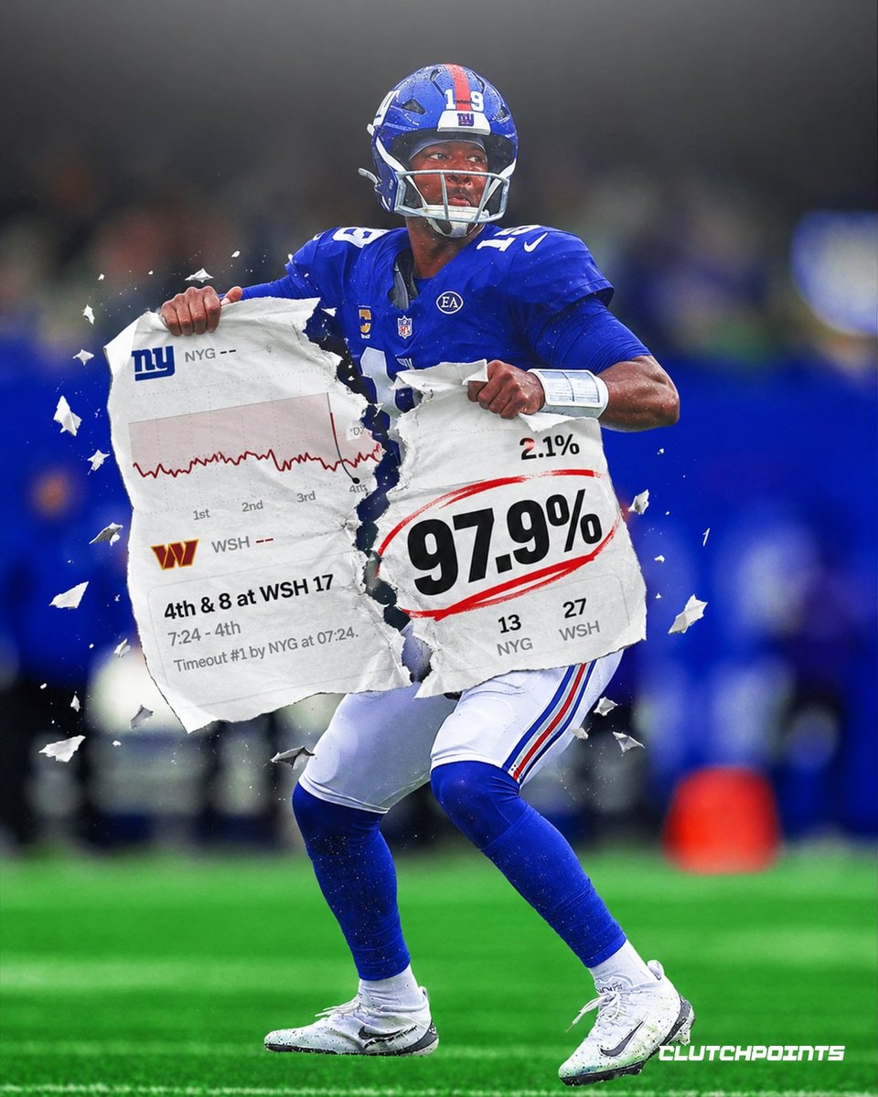 Giants Commanders OT chaos 27-27 tie