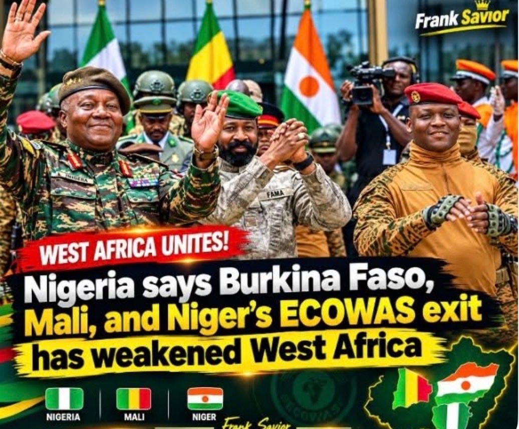 Nigeria on ECOWAS split with Mali Niger Burkina Faso