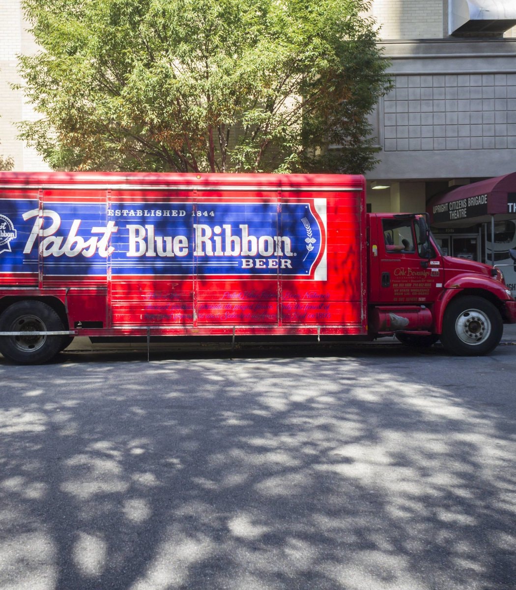 Pabst Blue Ribbon stolen beer (photo 2 of 2)