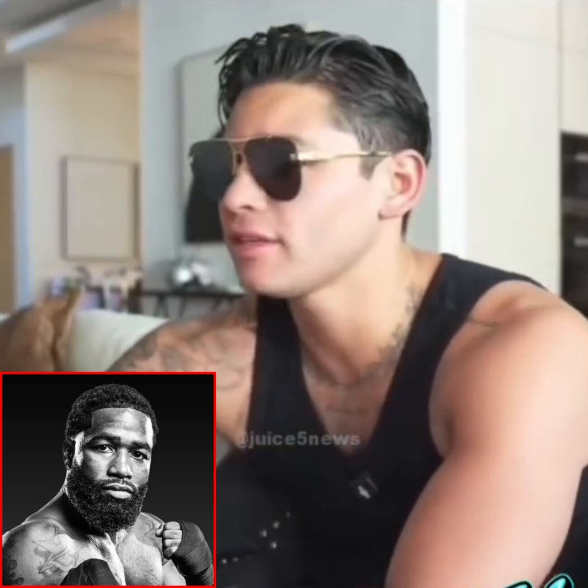 Ryan Garcia on Adrien Broner