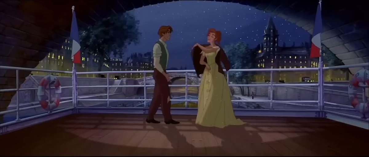 Anastasia 1997 boat scene
