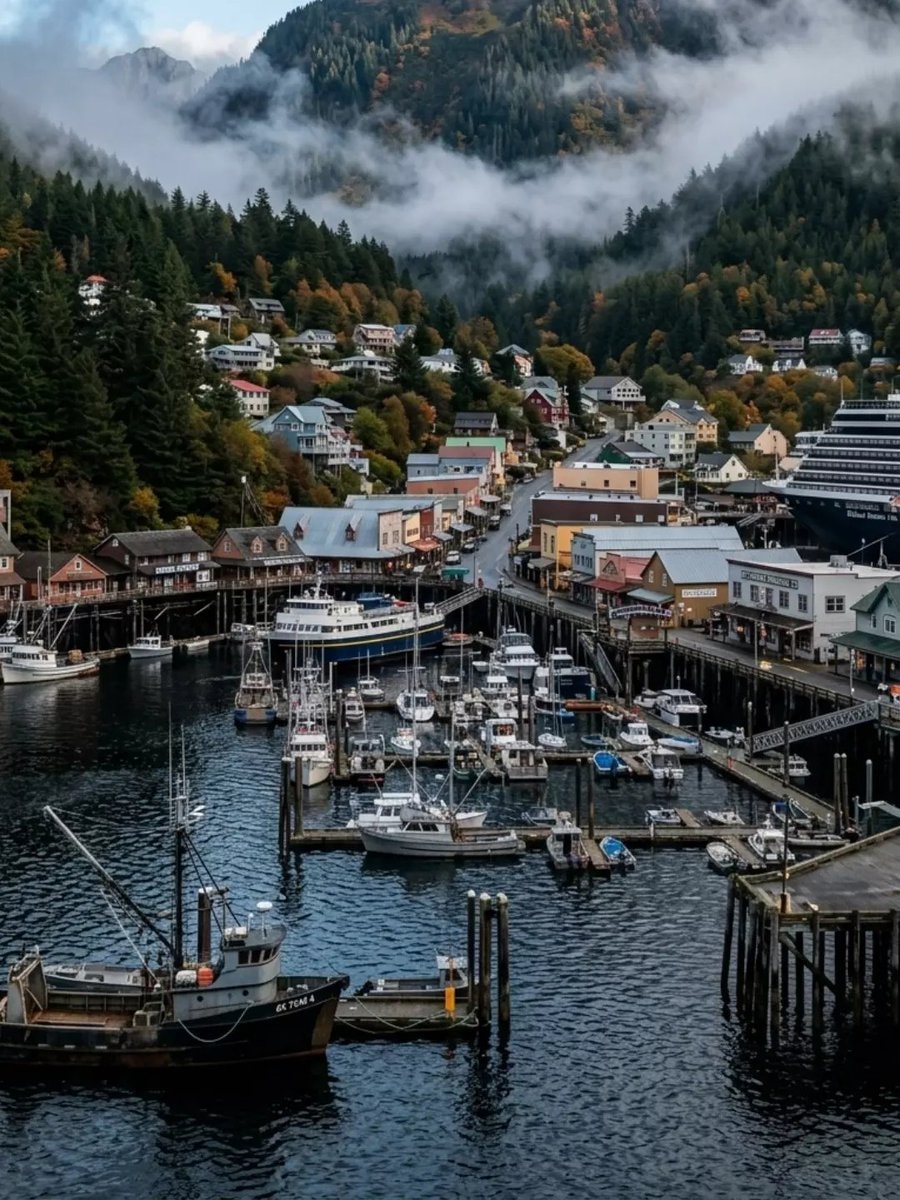 Alaska coastal harbor town (photo 4 of 4)