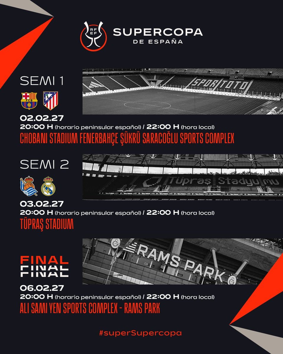 Spanish Super Cup 2027 draw Spanish Super Cup 2027 draw