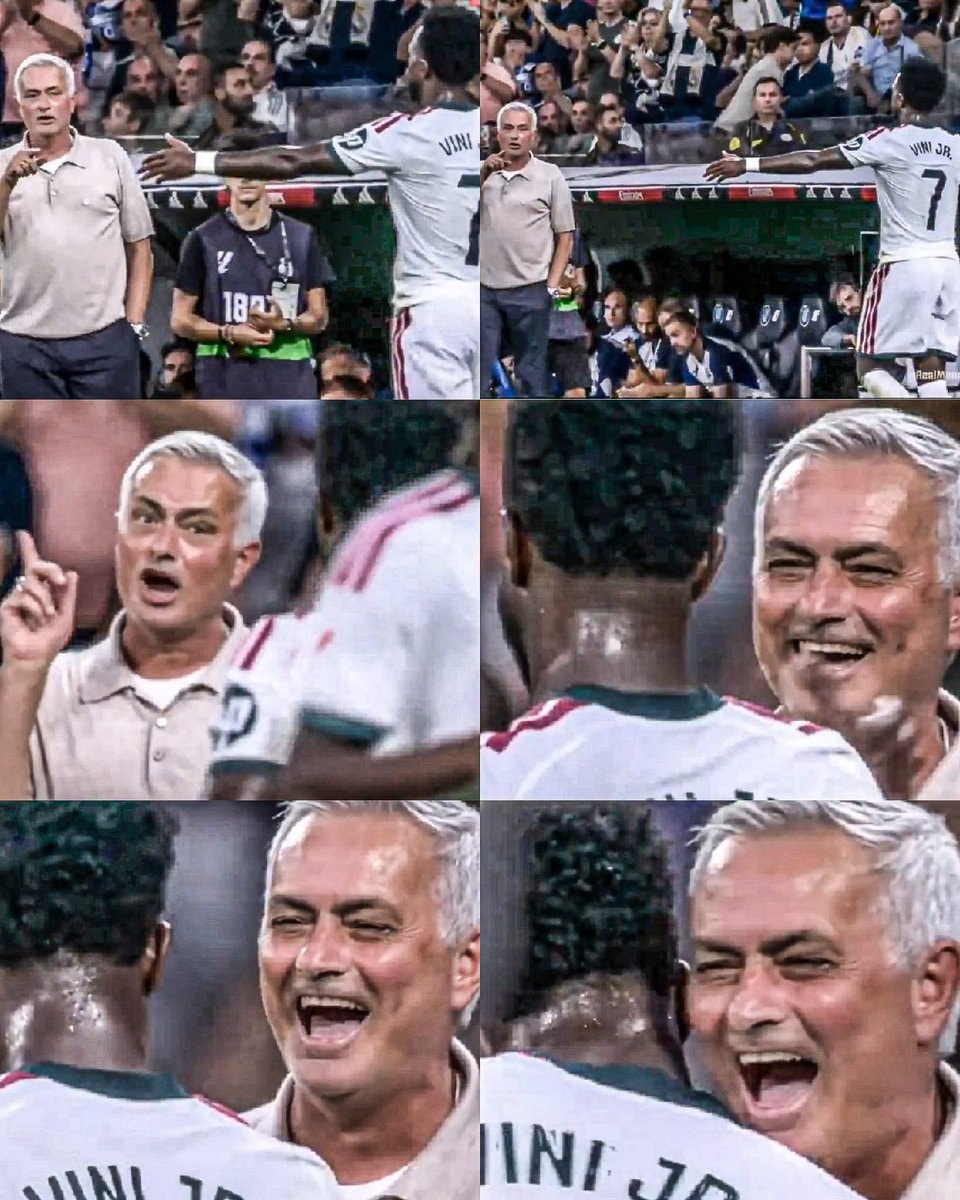 Mourinho and Vinicius share emotional moment