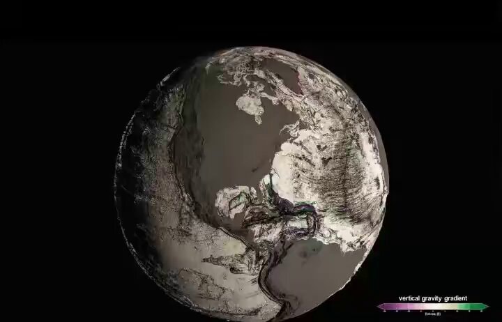 NASA complete ocean floor map