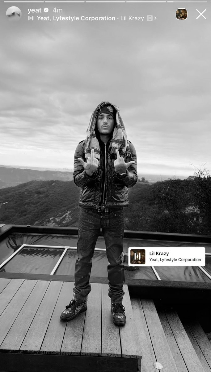 Yeat Instagram photo