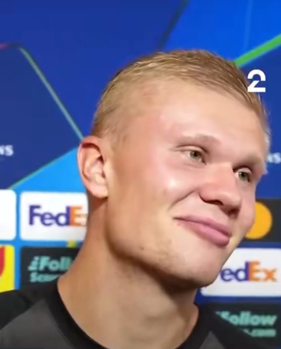 Erling Haaland five wins haircut