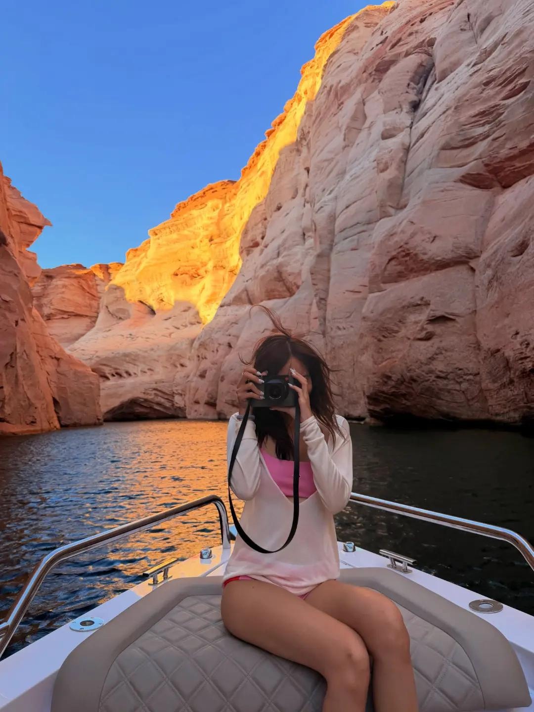 Lisa boat day rocky cliffs (photo 3 of 4)