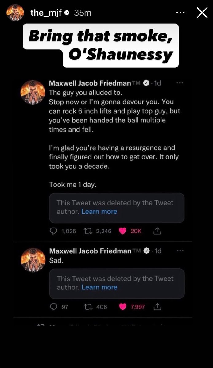 MJF calls out Sheamus MJF calls out Sheamus