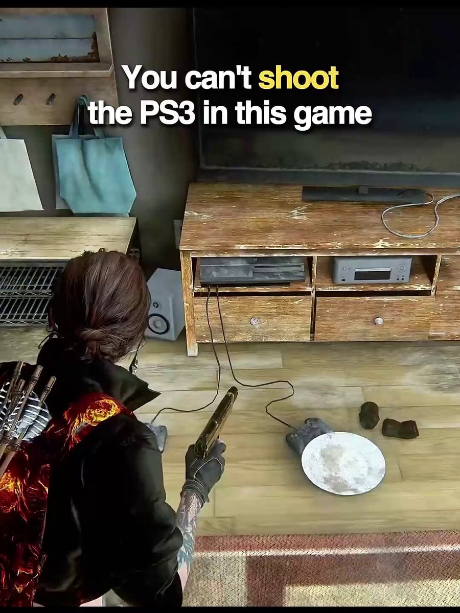 PS3 plot armor in TLOU2