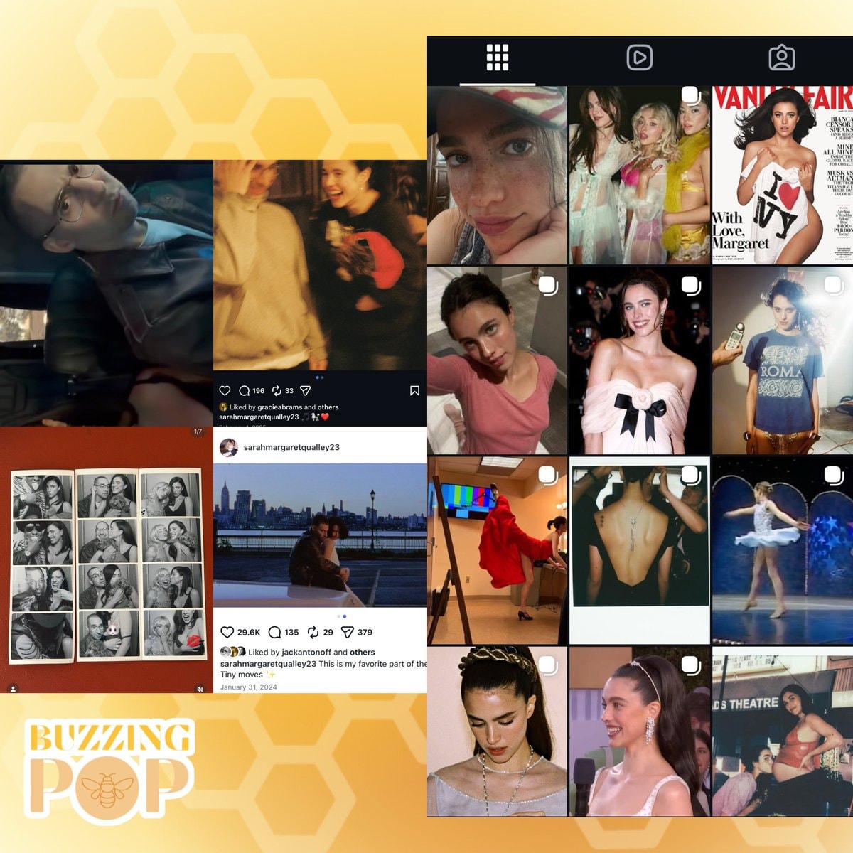 Margaret Qualley Jack Antonoff unarchived posts (photo 2 of 2)