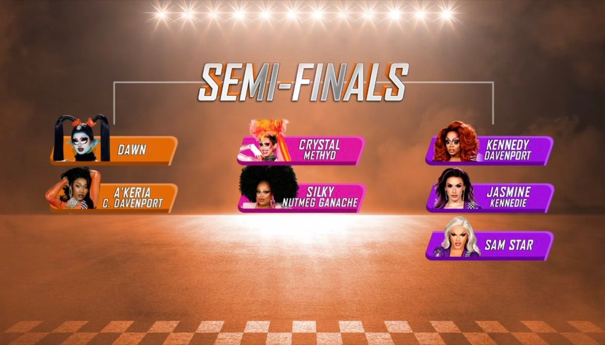 RuPaul's Drag Race All Stars 11 semi-finals bracket (photo 1 of 4)