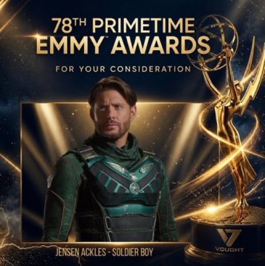 Antony Starr Homelander Emmy poster The Boys Season 5 🏆 (photo 2 of 2)