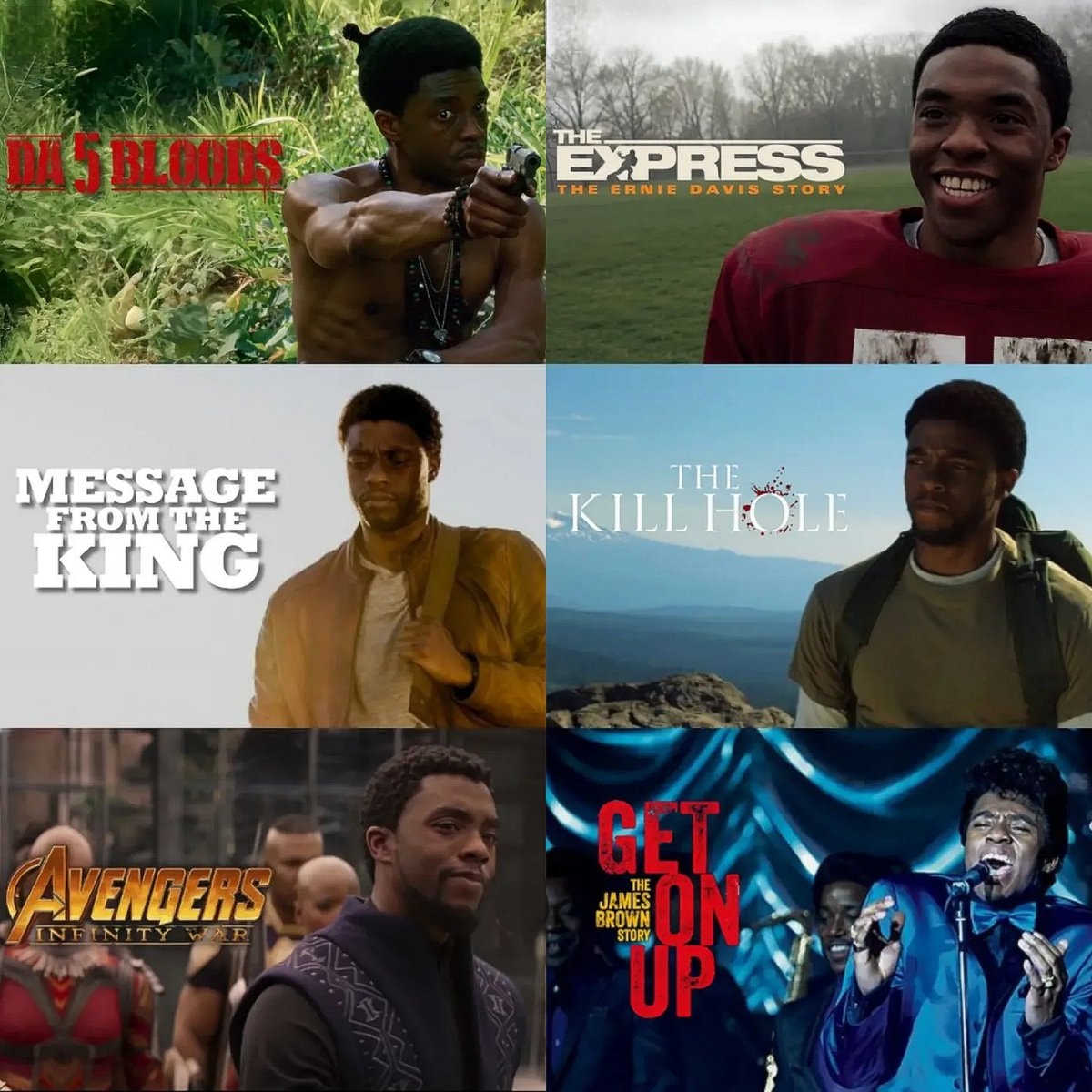 Chadwick Boseman roles collage (photo 2 of 2)