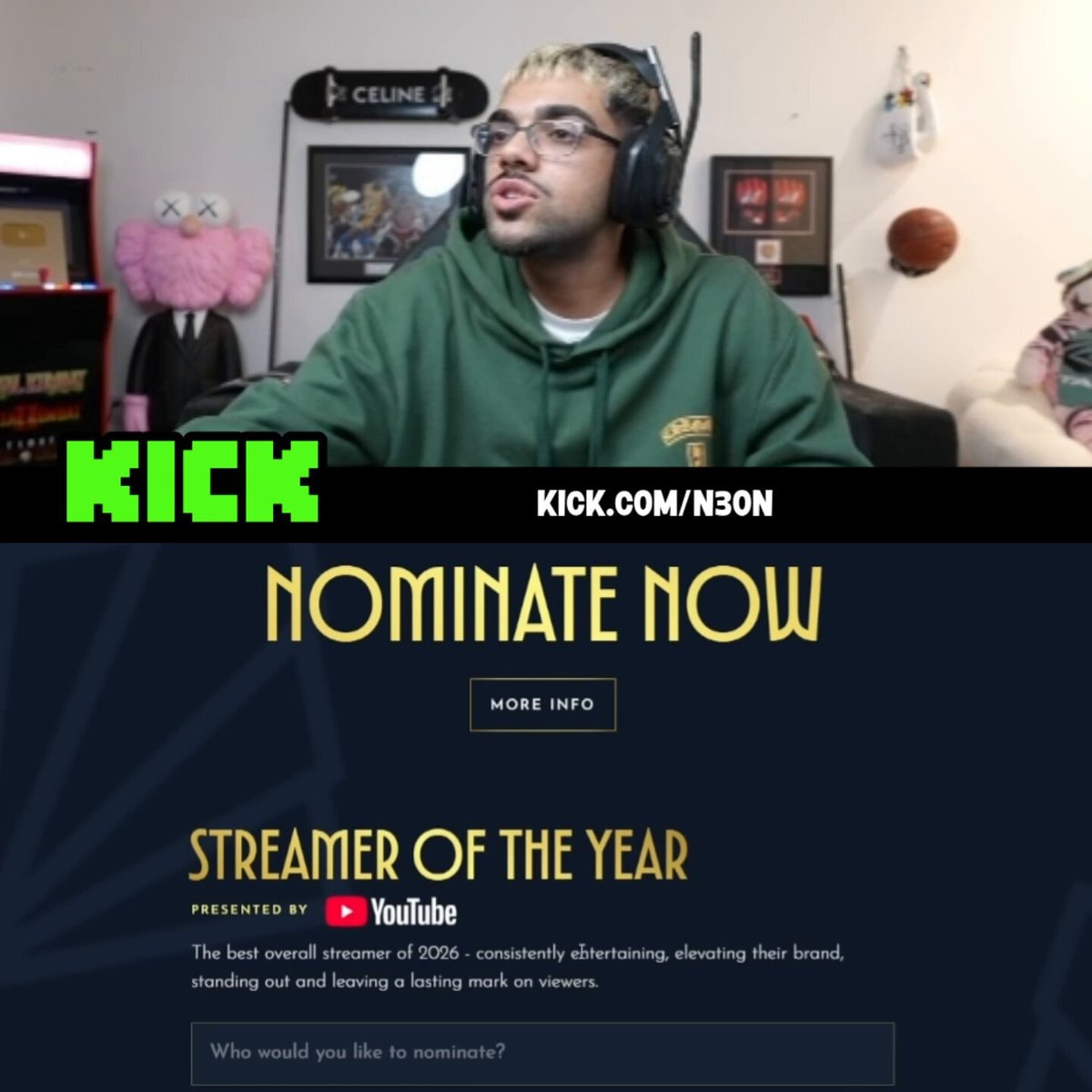 N3ON Streamer of the Year claim N3ON Streamer of the Year claim