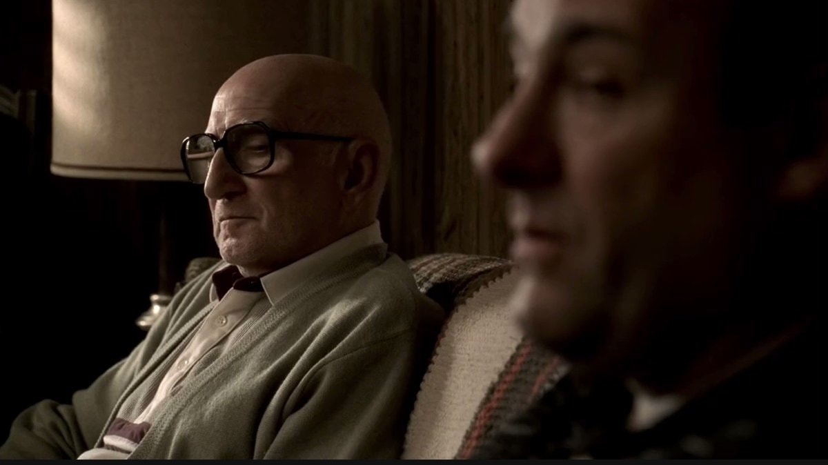 Tony asking Uncle Junior in THE SOPRANOS