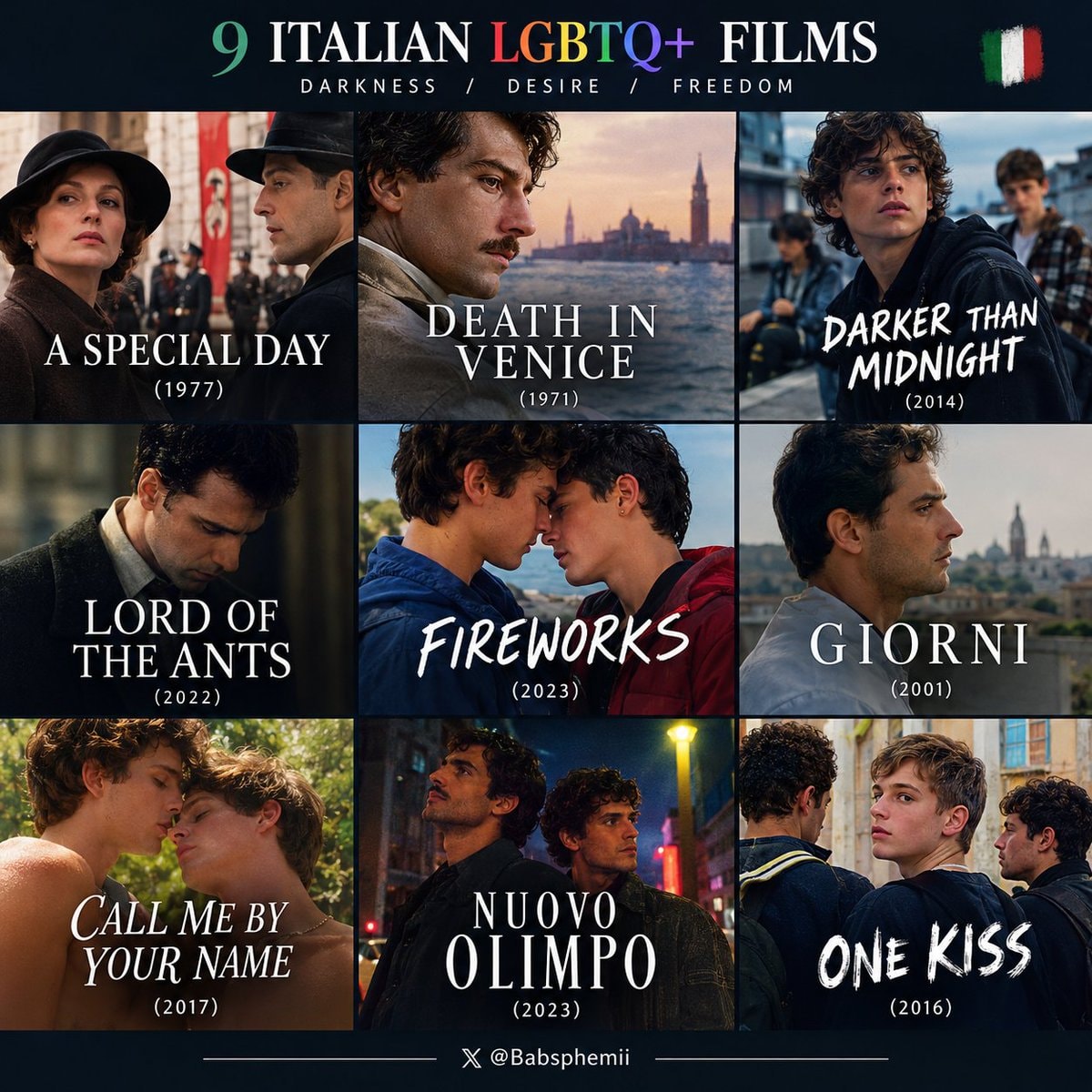 9 Italian LGBTQ+ films list