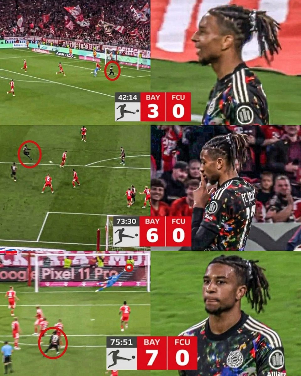 Michael Olise Bayern Munich hat-trick vs FCU Michael Olise Bayern Munich hat-trick vs FCU
