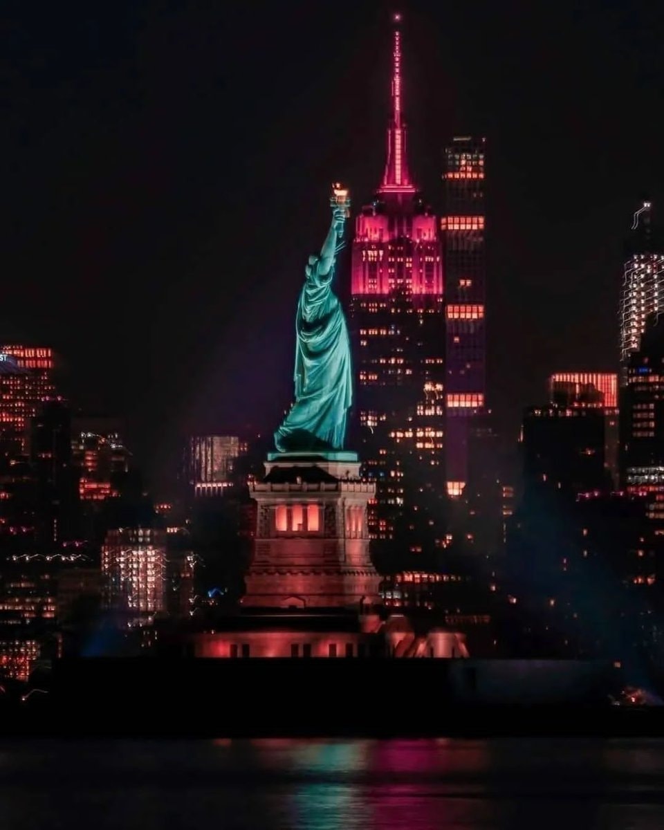 Statue of Liberty at night Statue of Liberty at night