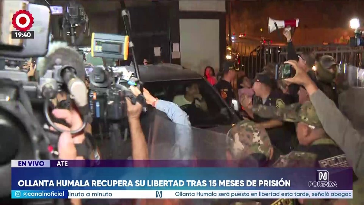 Ollanta Humala released from prison in Peru Ollanta Humala released from prison in Peru